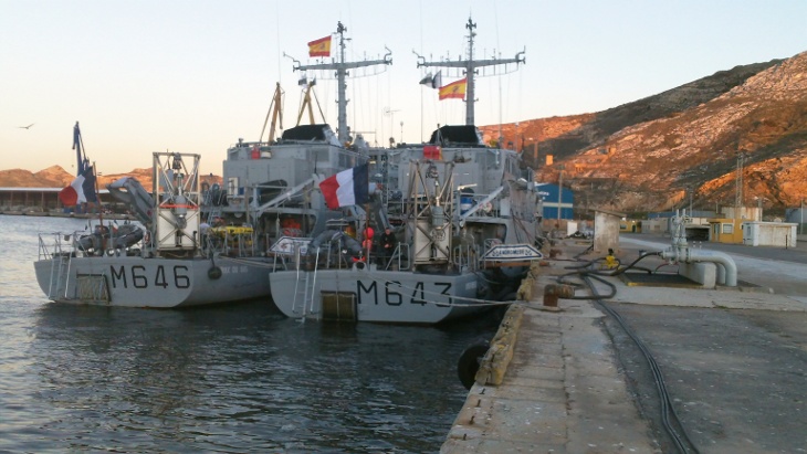 Croix du Sud et Andromède en escale à Carthagène