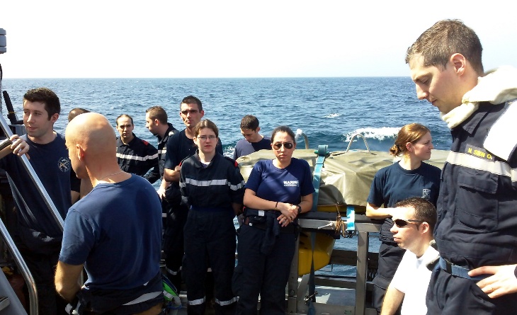 Debriefing de l'exercice MACOPEX plage arrière