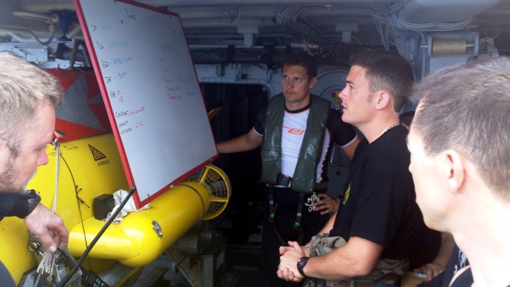 Briefing avant plongée