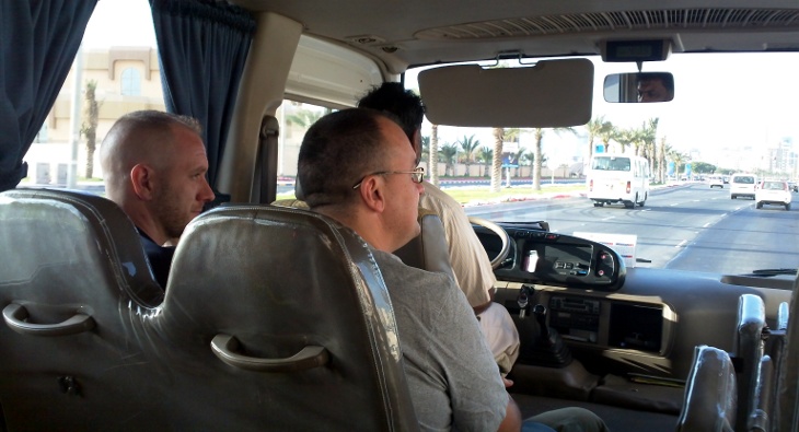 Bus pour aller à la base US