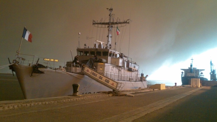 Arrivée d'une grosse tempête de sable