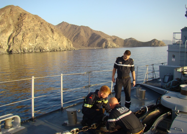 CMT Croix du Sud au mouillage devant les côtes de Fujairah